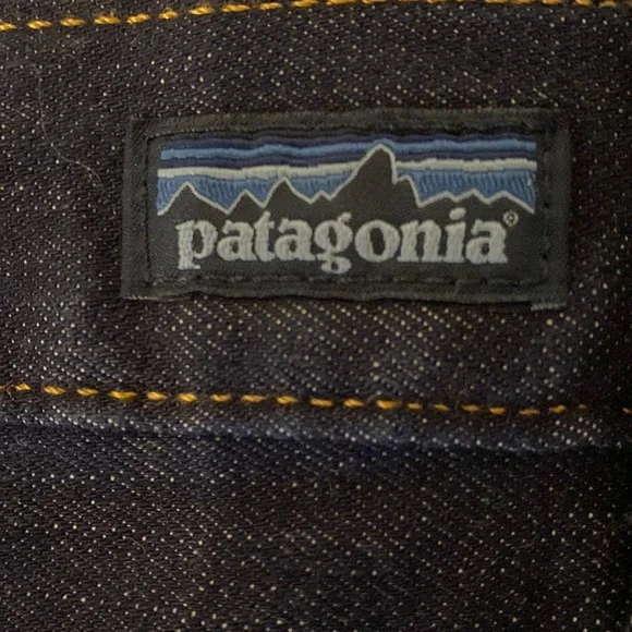 Patagonia Women’s Blue Jeans, 98% Organic Cotton size 32 Slim - Picture 7 of 13